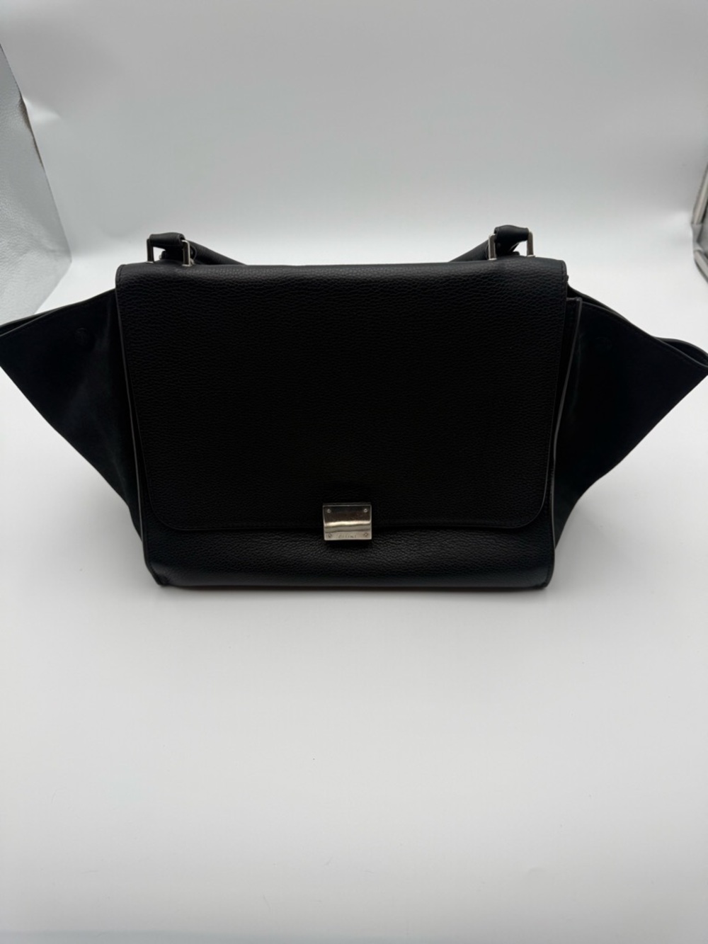 Vintage black Celine trapeze bag - Picture 8 of 12